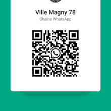 Et hop, un simple clic et vous êtes branché(e) sur la chaîne WhatsApp officielle de Ville Magny 78 !