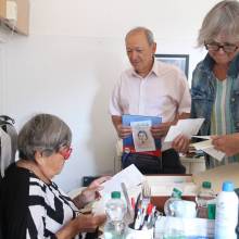 Présentation du Livre Infini 21 à Ginette Kolinka