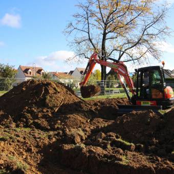 Décaissement du Coin de Parc