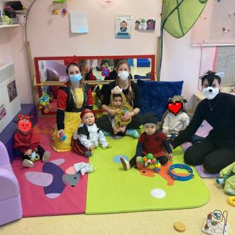 Mardi gras à la Maison des Tout-Petits Anne Sylvestre