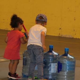 Le village des tout-petits au Gymnase Auguste Delaune