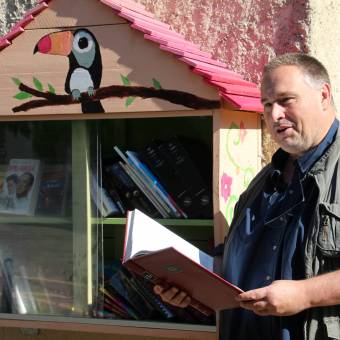 Inauguration des Boîtes à livres