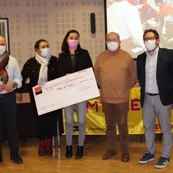 Remise de chèque du Téléthon 2021