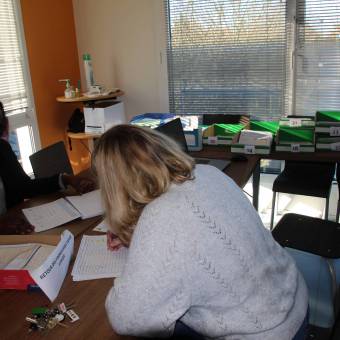 La mobilisation des 17 agents recenseurs