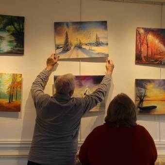 Exposition de l'association A pied d'art