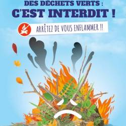 Brûlage des déchets verts