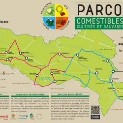 Carte des parcours comestibles