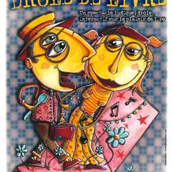 AFFICHE DROLE DE LIVRE