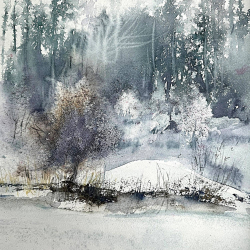 Aquarelle de Reine Marie PINCHON