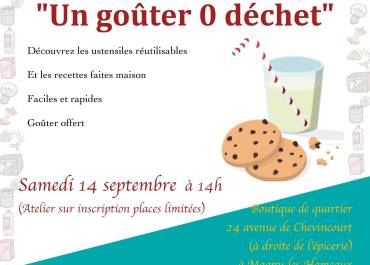 Atelier Goûter 0 déchet