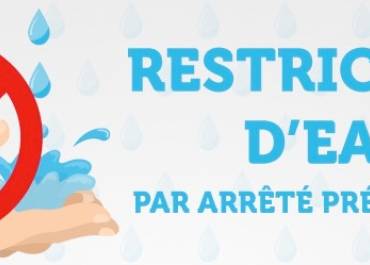 Restriction d'eau