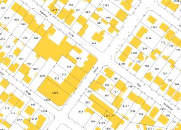 Mise à jour plan cadatral