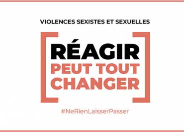 Réagir contre les violences sexistes et sexuelles peut tout changer
