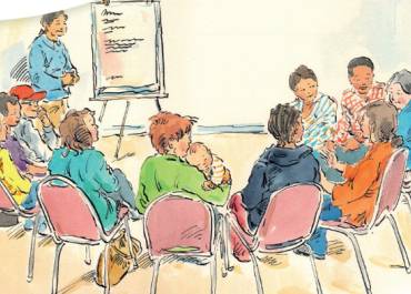 Café des parents, une "Parent'aise""