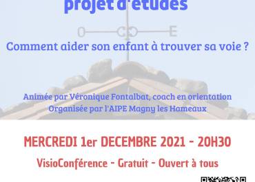 Conférence sur l'orientation - décembre 2021