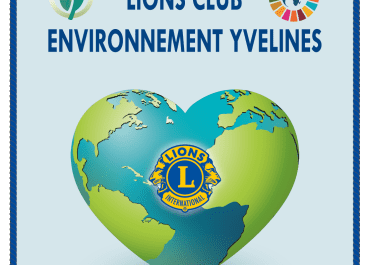 Fanion Lions Club Environnement Yvelines
