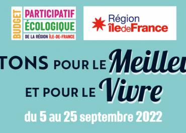 Budget participatif du 5 au 25 septembre 2022