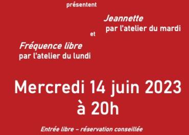 ateliers théâtre Sept Septembre 