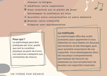 Flyer Sophrologie - Zic en herbe