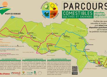 Carte des parcours comestibles