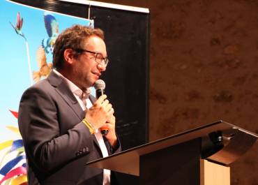 M. le Maire, lors de l'ouverture de la saison culturelle 2023/2024