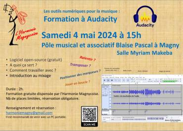 Affiche Formation Audacity