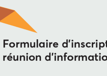 Inscription réunion d'information
