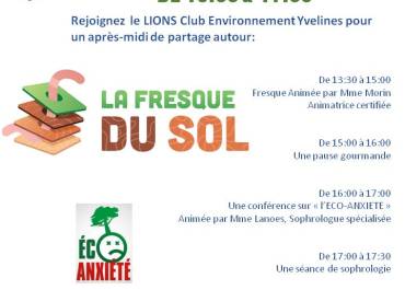 Lions Club Fresque du sol et sophrologie