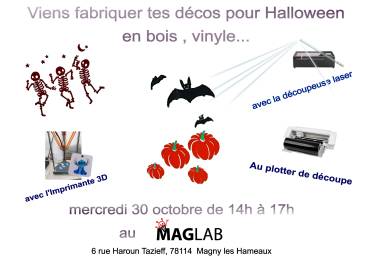 Atelier de fabrication de décorations pour Halloween