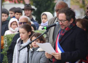 Bertrand houillon, Maire de Magny-les-Hameaux, le 11 novembre 2024