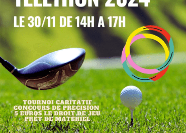 Jeu précision golf Téléthon 2024