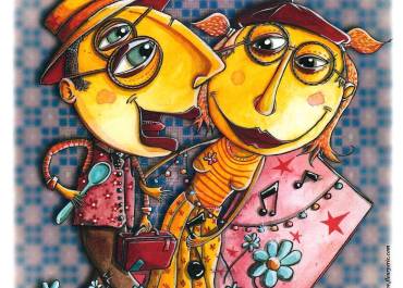 AFFICHE DROLE DE LIVRE